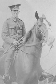 Tom McGaw on horseback.